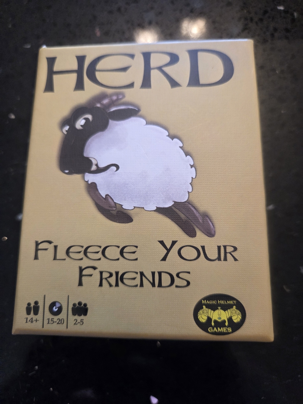 New HERD Fleece Your Friends Card Game